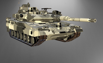 Leopard 2SG Main Battle Tank stl jpg