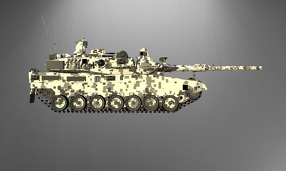 Leopard 2SG Main Battle Tank stl jpg