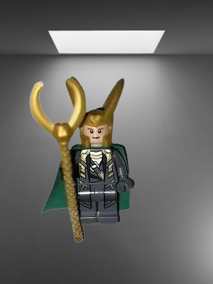 Loki LEGO Minifigure stl jpg