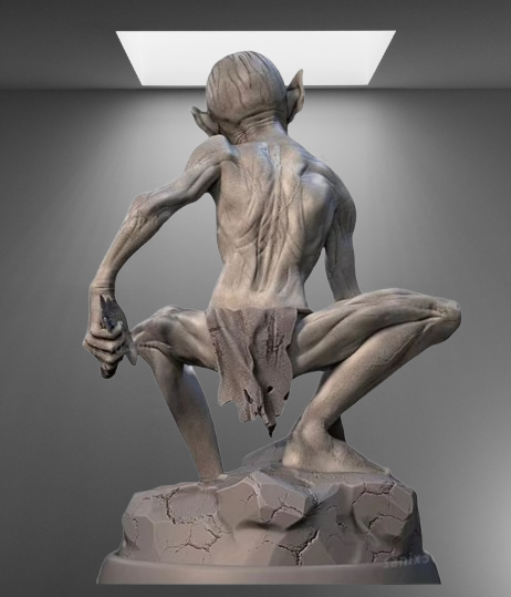 Lord of the Rings Gollum stl jpg