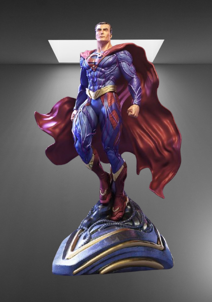 Man of Steel Superman Statue stl jpg