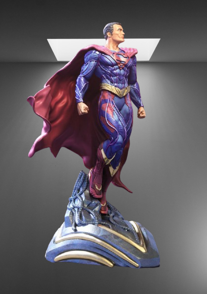 Man of Steel Superman Statue stl jpg