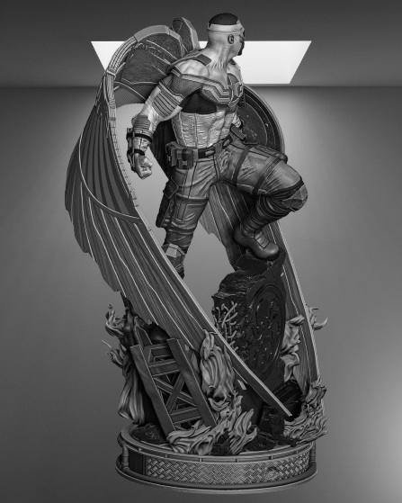 Marvel Avenger Falcon stl jpg