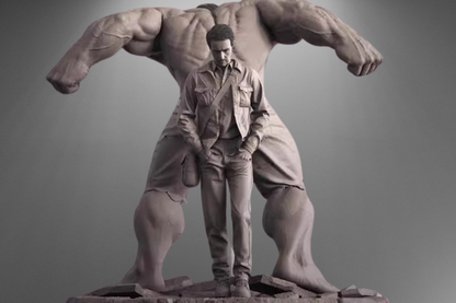 Marvel Bruce Banner & The Incredible Hulk stl jpg