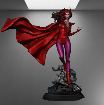 Marvel’s Powerful Avenger Scarlet Witch stl jpg