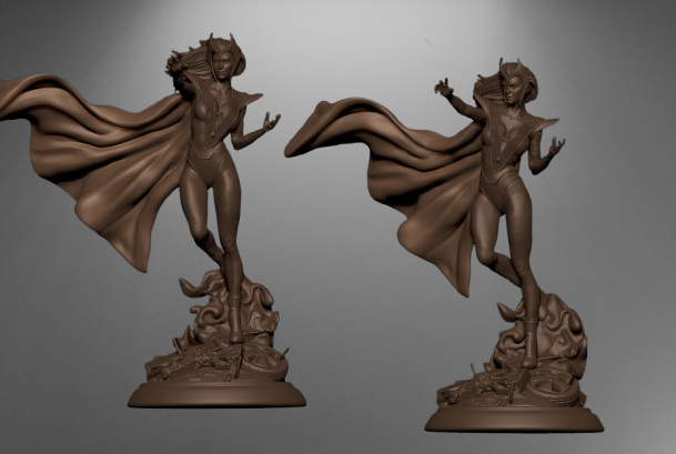 Marvel’s Powerful Avenger Scarlet Witch stl jpg