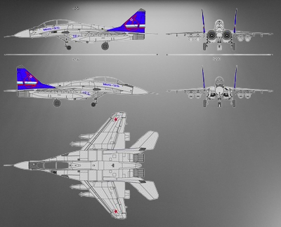 Mikoyan MiG-35 'Fulcrum-F' stl jpg