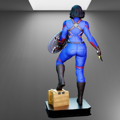 Multiverse Heroine Captain Carter stl jpg