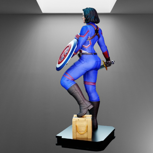 Multiverse Heroine Captain Carter stl jpg