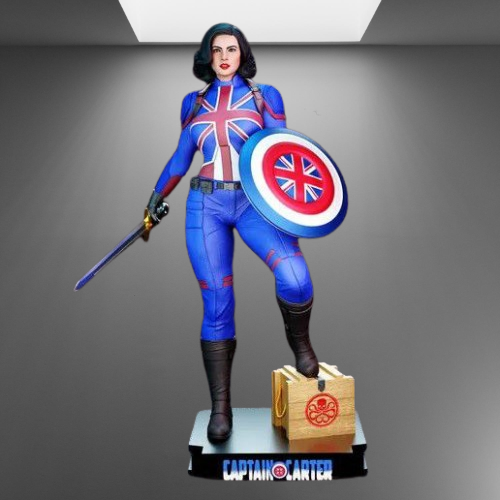 Multiverse Heroine Captain Carter stl jpg