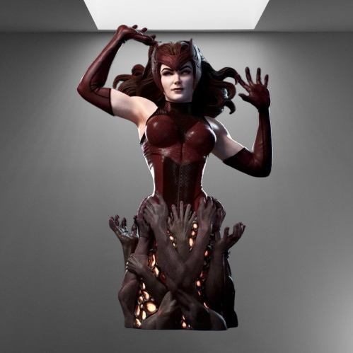 Mystical Marvel Scarlet Witch stl jpg