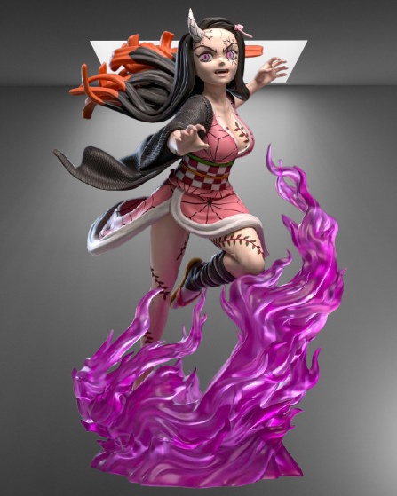 NFSW Demon Slayer Nezuko Kamado stl jpg