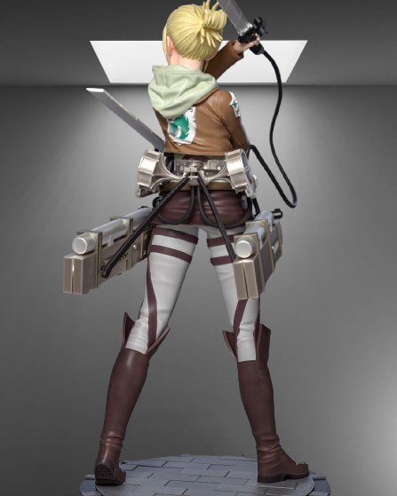 NFSW Titan Warrior Annie Leonhart stl jpg