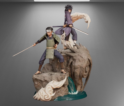 Naruto Shippuden Hashirama Senju and Madara Uchiha stl jpg