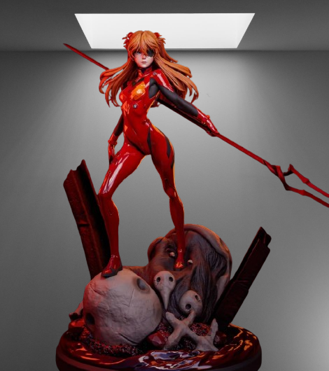 Neon Genesis Evangelion Asuka Langley Soryu stl jpg