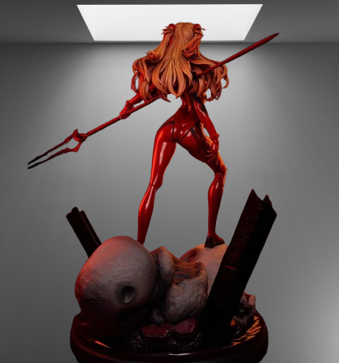 Neon Genesis Evangelion Asuka Langley Soryu stl jpg