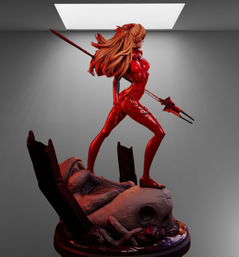 Neon Genesis Evangelion Asuka Langley Soryu stl jpg