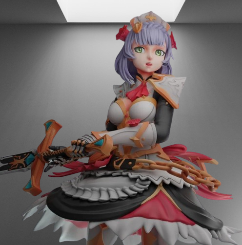 Genshin Impact Noelle stl jpg