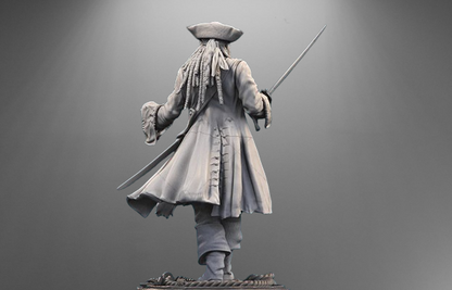 Pirates of the Caribbean Captain Jack Sparrow stl jpg