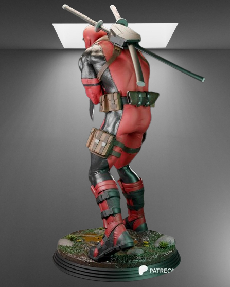 Oldman Deadpool stl jpg