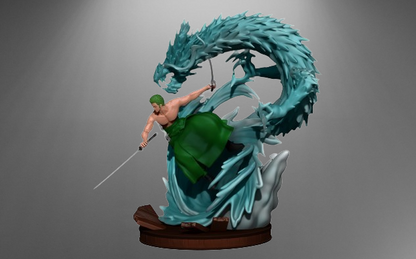 One Piece Roronoa Zoro Dragon stl jpg