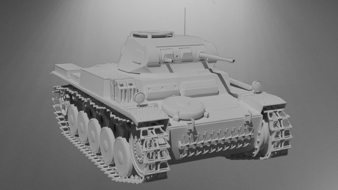 Panzer Tank stl jpg