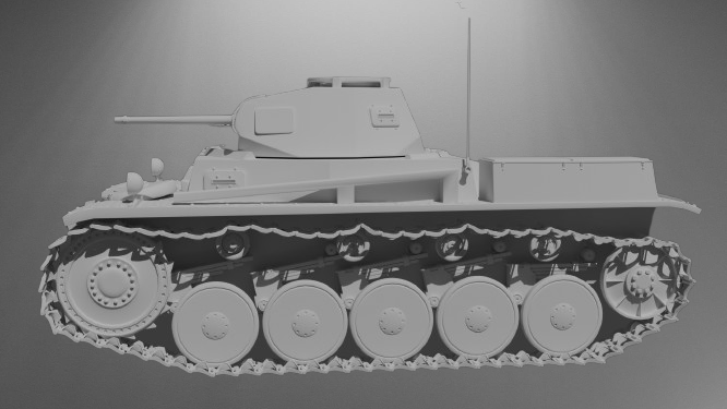 Panzer Tank stl jpg