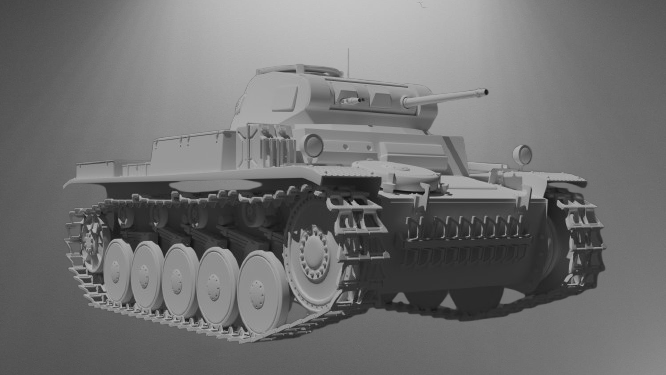 Panzer Tank stl jpg