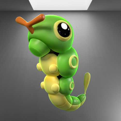 Pokémon Caterpie (#0010) stl jpg