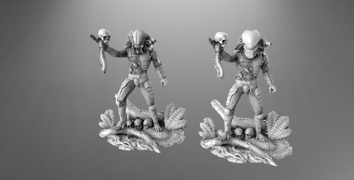 Alien Predator Jungle Hunter 3D Printing STL File