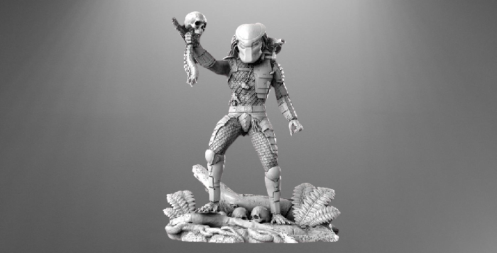 Alien Predator Jungle Hunter 3D Printing STL File