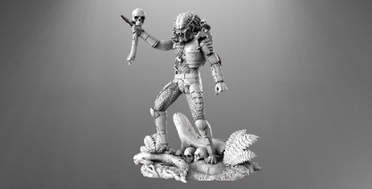 Alien Predator Jungle Hunter 3D Printing STL File