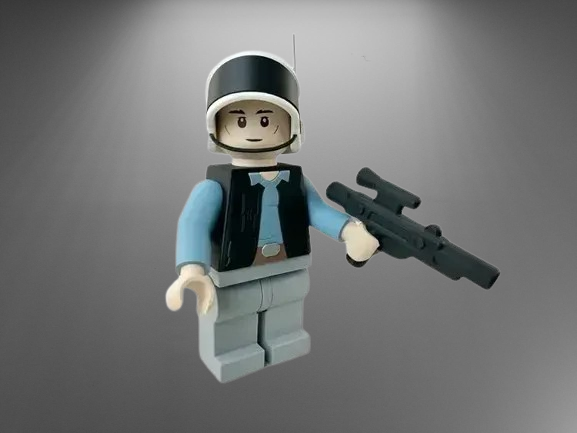 Rebel Trooper LEGO Minifigure stl jpg