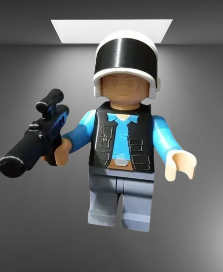 Rebel Trooper LEGO Minifigure stl jpg