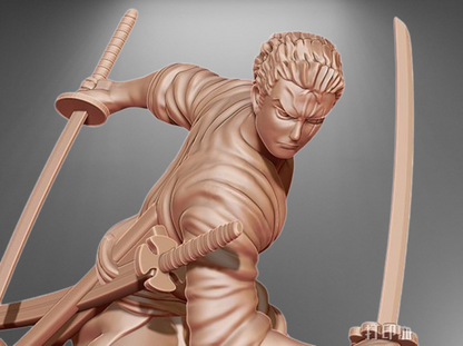 Fichier STL d'impression 3D de Roronoa Zoro V2