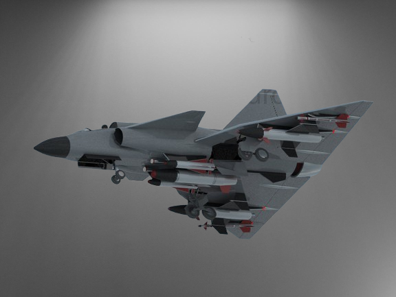 SAAB 37 Viggen stl jpg