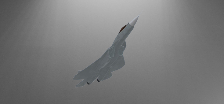 SU-57 Sukhoi Fighter Jet T-50 stl jpg