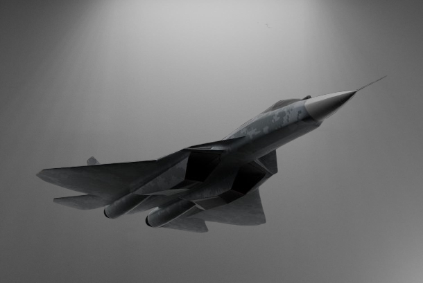 SU-57 Sukhoi Fighter Jet T-50 stl jpg