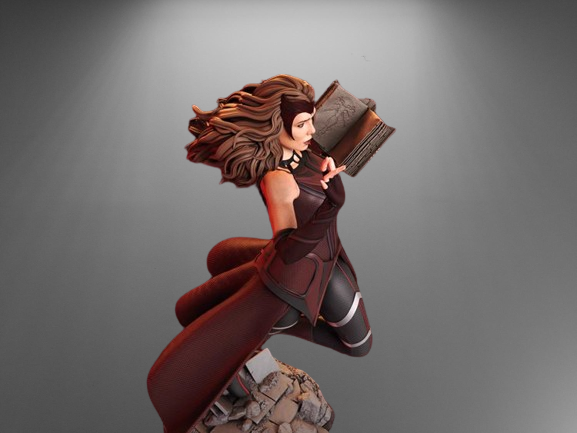 Scarlet Witch Wanda stl jpg