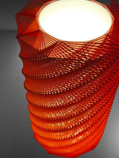 Spiral Wave Lamp stl jpg