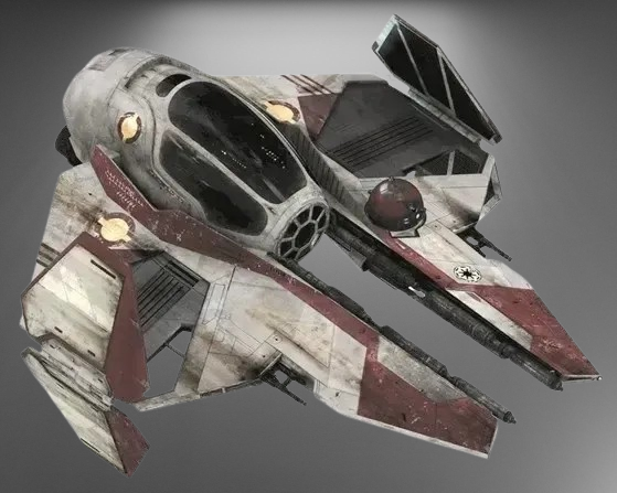 Star Wars Eta-2 Actis-class Light Interceptor stl jpg