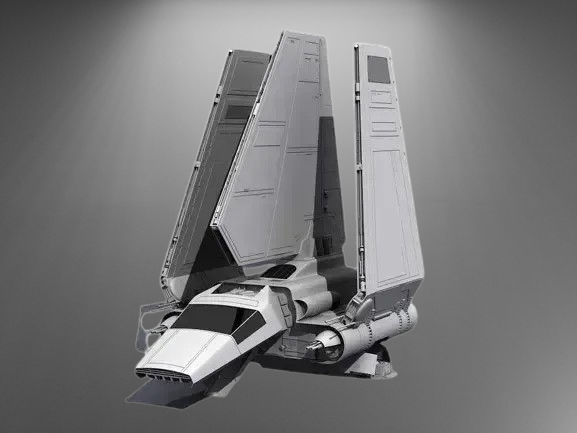 Star Wars Lambda-class T-4a Shuttle Imperial Transport stl jpg