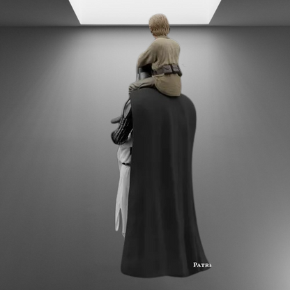 Star Wars Legacy Darth Vader, Luke, and Leia Fatherhood stl jpg