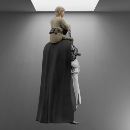 Star Wars Legacy Darth Vader, Luke, and Leia Fatherhood stl jpg