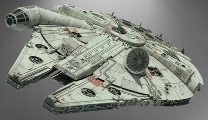 Star Wars Millennium Falcon stl jpg