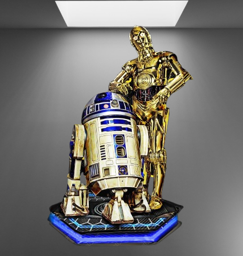 Star Wars R2-D2 & C-3PO stl jpg