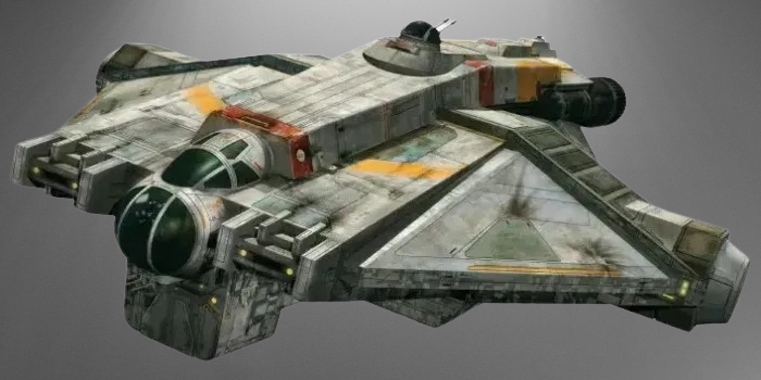 Star Wars VCX-100 Light Freighter Ghost Phantom stl jpg