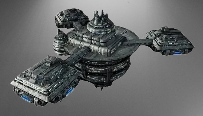 Star Wars Valor Republic Space Station stl jpg