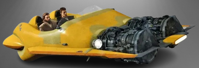 Star Wars XJ-6 Airspeeder stl jpg