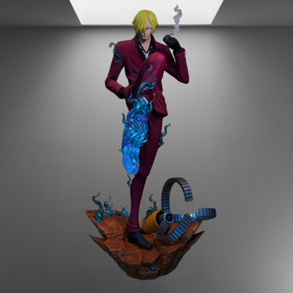 Straw Hat Pirate Cook Sanji One Piece stl jpg